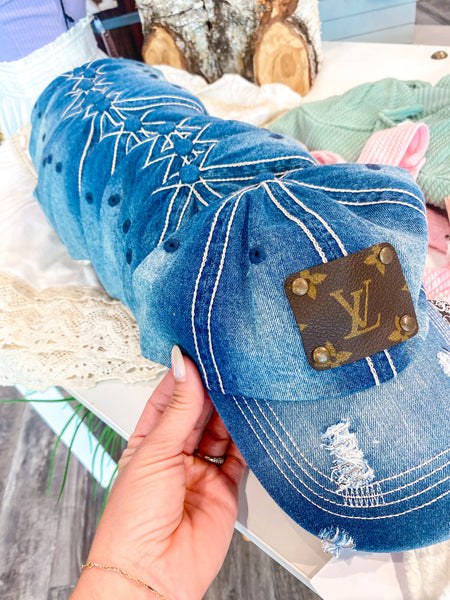 louis vuitton denim hat