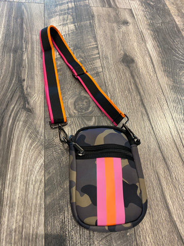 Green Camo Cell Bag