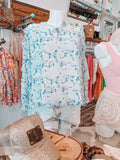 Tori Blue Blouse