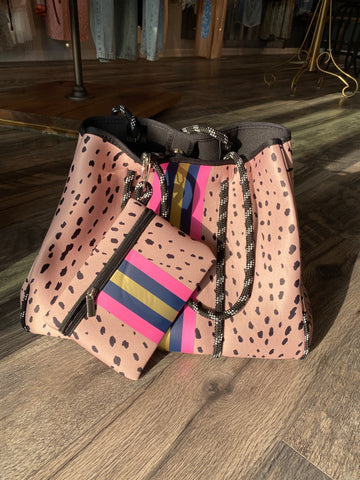 Animal Print / Pink Tote