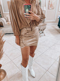 Carmel Latte Skirt