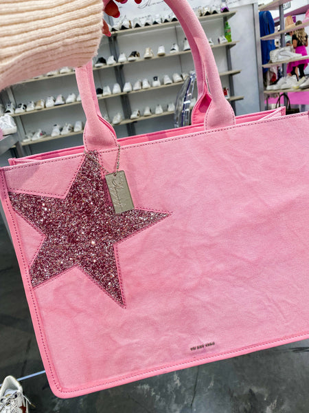 Sparkle Star Pink Bag