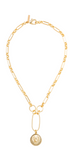 Zoe Lion Medallion Lariat