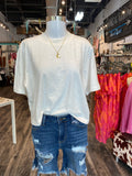 Medium Denim Mom Shorts