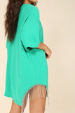 Green Sparkle TShirt Dress