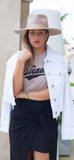 Black Side Knot Skirt