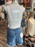 Miley Crop - White