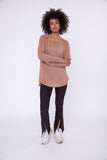 Dark Chocolate Split Pants