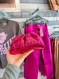 Brooke Metallic Clutch