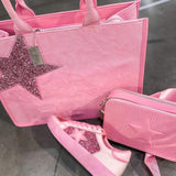 Pink Sparkle - Vintage Havana Sneakers