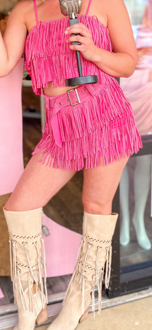 Steal the Show Shorts - Pink