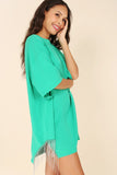Green Sparkle TShirt Dress