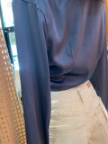 Midnight Blue Blouse