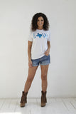 Love TEXAS - Blue Metallic