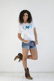 Love TEXAS - Blue Metallic