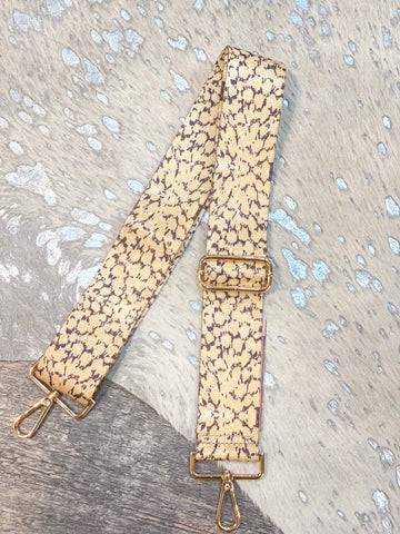 Yellow/Gold Print Strap