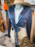 Midnight Blue Blouse