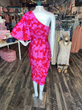 Berry One Shoulder Dress