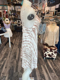 Brown Zebra Dress