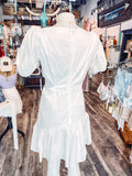Summer White Cut Out Dress