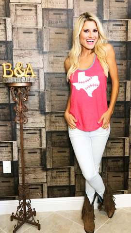 Rep Texas Tank - Red