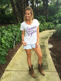 GEAUX Tigers - Grey Tee