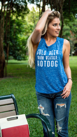 HOTDOG - Blue Tank