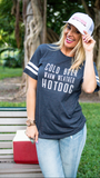 HOTDOG - Navy/Dark Grey Tee