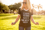 Football, Queso, & Margaritas - Black