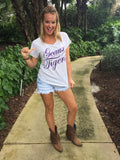 GEAUX Tigers - Grey Tee
