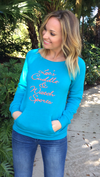 Let's Cuddle and Watch Sports Dolphins