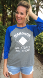 DIAMONDS - Blue/Grey